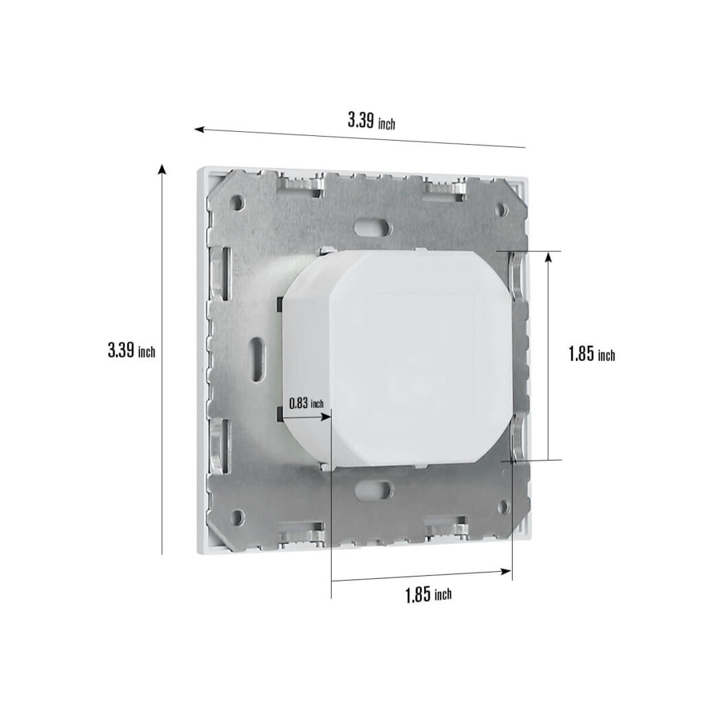 rz023 instrucción de dimensiones del sensor de movimiento