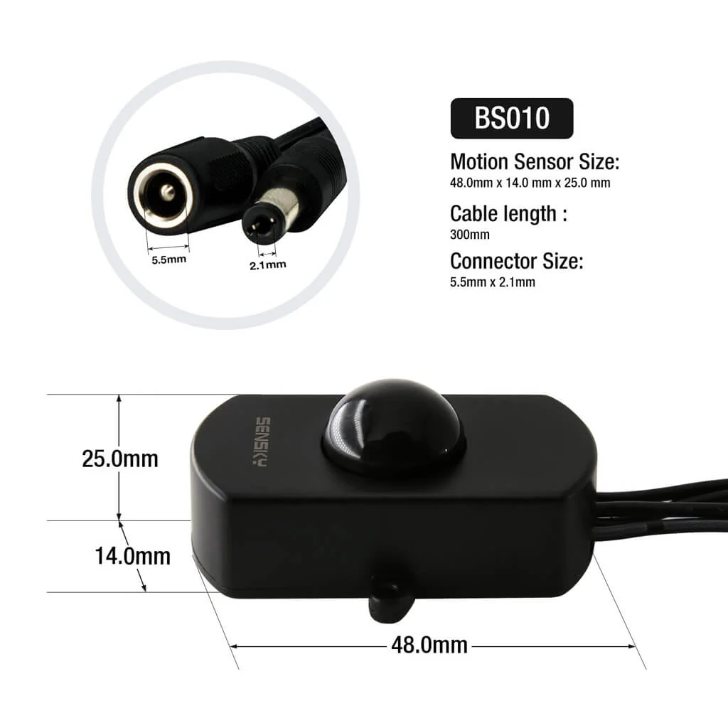 rayzeek bs010 dc sensor dimmer size