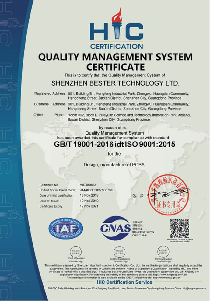 rayzeek certification iso 9001 2015