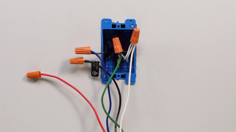 connect the wires with same color