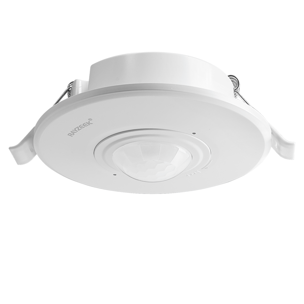 RZ038-10A recessed ceiling PIR motion sensor switch front view