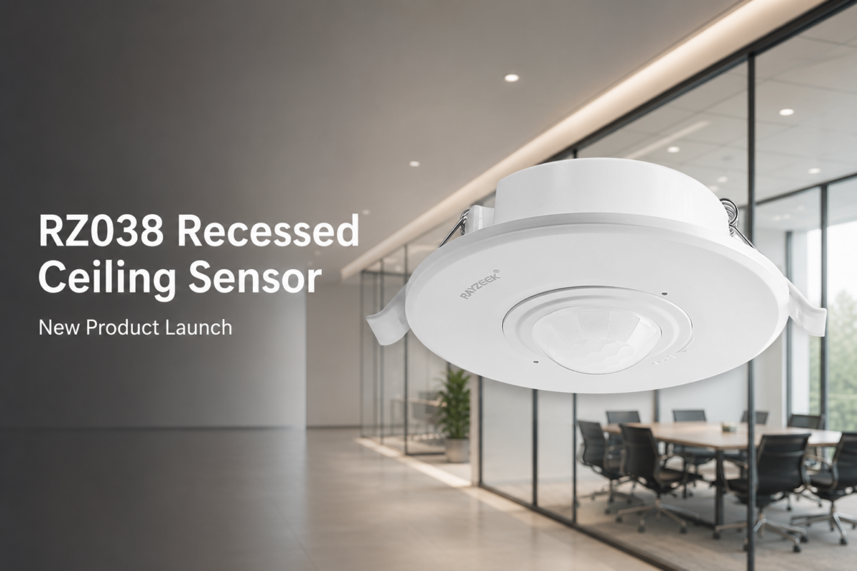 Rayzeek Rz050 Rayzeek Introduces RZ038 Recessed Ceiling PIR Sensor for Clean, Low ...