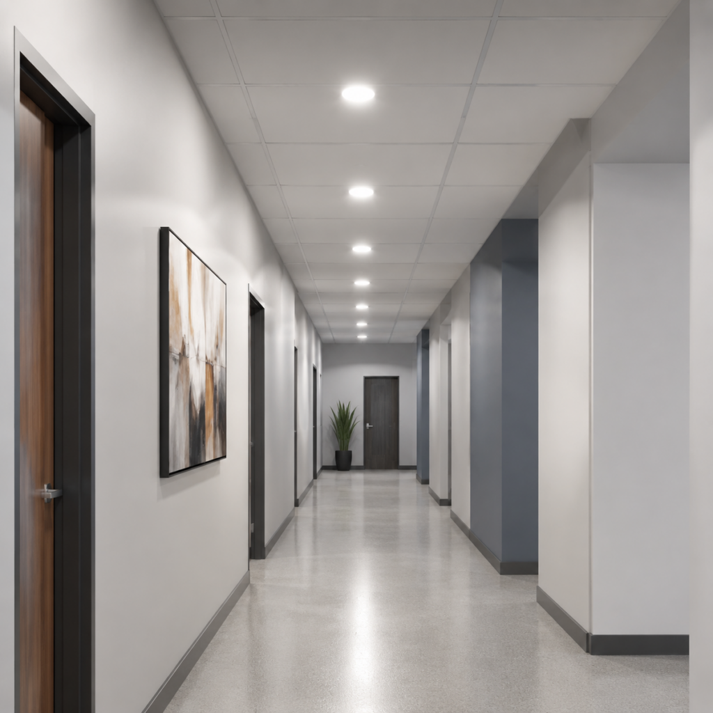 Indoor hallway lighting context for RZ047-10A microwave sensor switch