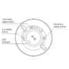RZ047 time delay Lux sensitivity adjustment buttons