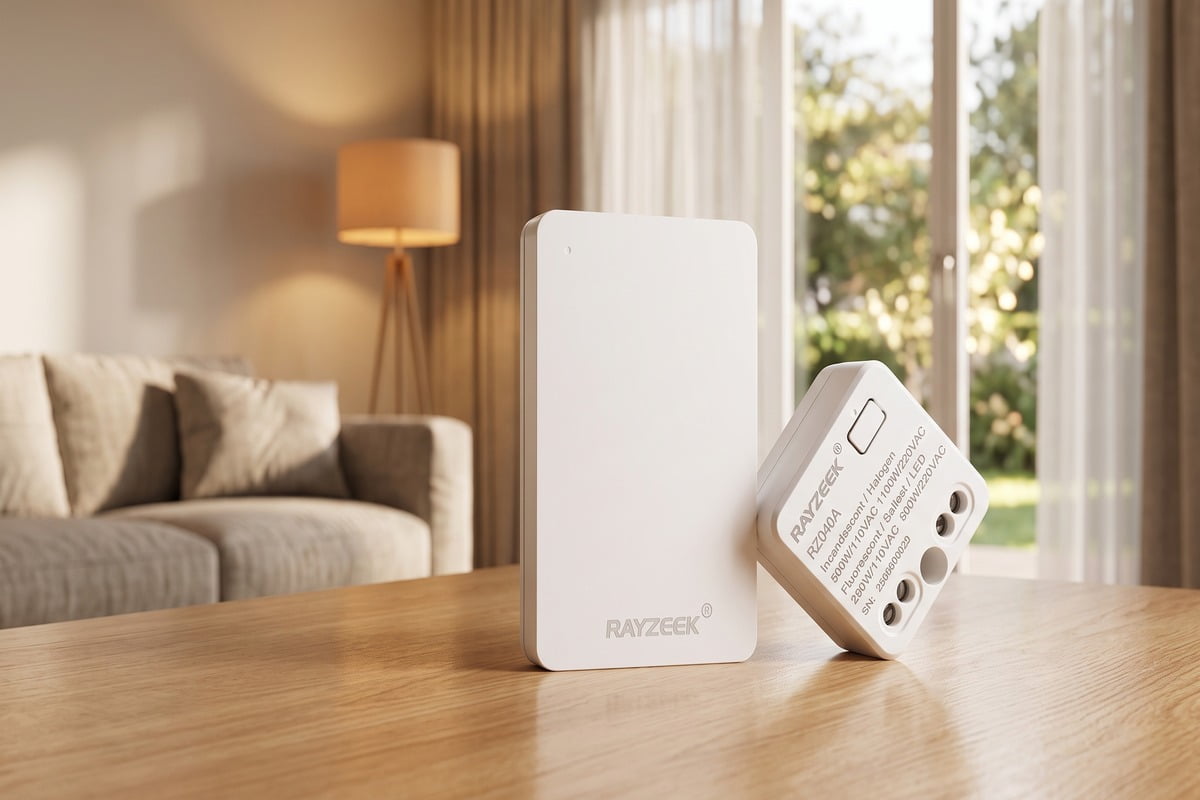 Rayzeek Introduces RZ040 Wireless Switch Kit: An Easy Way to Add Light Switches Anywhere Without Running Wires